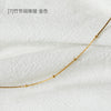 Simple Style Flower Titanium Steel Chain Necklace