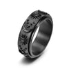 Fashion Sun Moon Stainless Steel Plating Rings