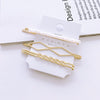 Fashion Geometric Alloy Plating Artificial Pearls Hair Clip 1 Set