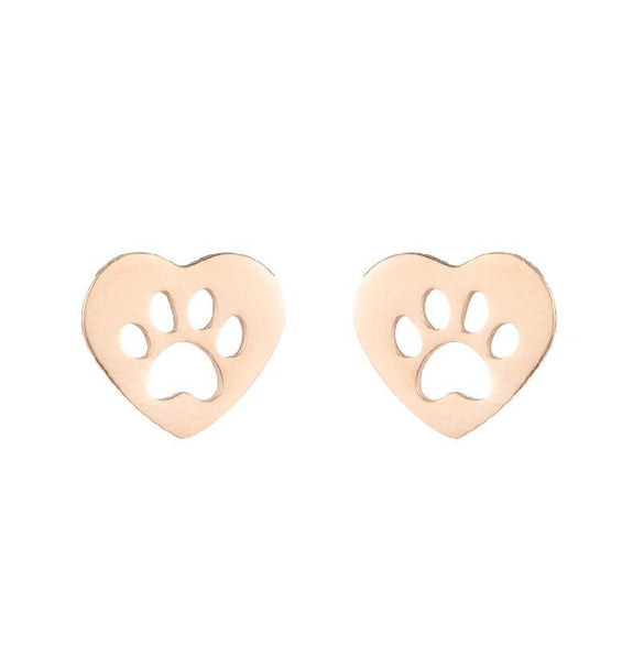 Fashion Geometric Stainless Steel Plating Ear Studs 1 Pair