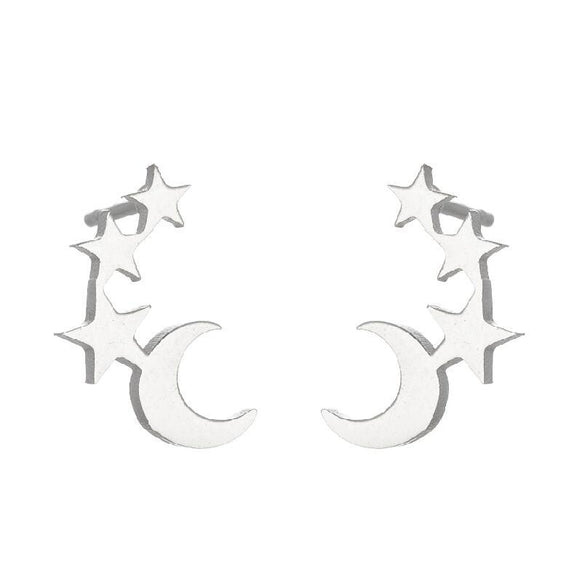 Fashion Geometric Stainless Steel Plating Ear Studs 1 Pair