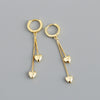 1 Pair Simple Style Geometric Plating Copper Drop Earrings
