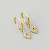 1 Pair Simple Style Geometric Plating Copper Drop Earrings