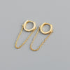 1 Pair Simple Style Geometric Plating Copper Drop Earrings