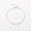Simple Style Heart Shape Alloy Women's Bracelets