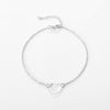 Simple Style Heart Shape Alloy Women's Bracelets