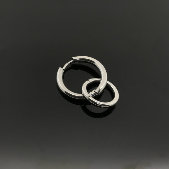 Simple Style Geometric Stainless Steel Plating Earrings 1 Piece