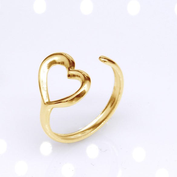 Retro Star Snake Titanium Steel Plating Open Ring 1 Piece