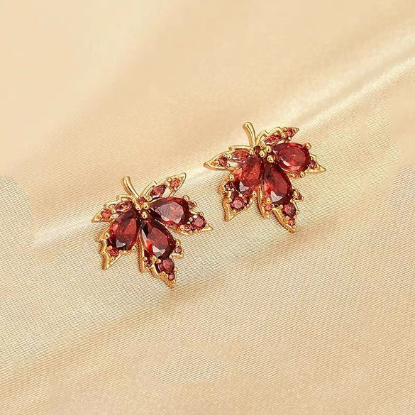 1 Pair Sweet Heart Shape Butterfly Bow Knot Plating Alloy Earrings