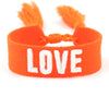 1 Piece Fashion Love Polyester Embroidery Handmade Tassel Unisex Bracelets