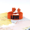 1 Piece Fashion Love Polyester Embroidery Handmade Tassel Unisex Bracelets