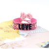 1 Piece Fashion Love Polyester Embroidery Handmade Tassel Unisex Bracelets