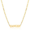 Simple Style Letter Stainless Steel Gold Plated Necklace