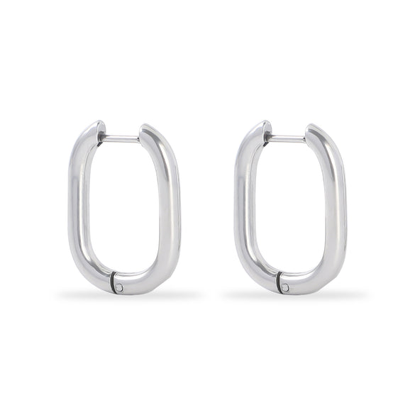 1 Pair Fashion Geometric Plating Stainless Steel Earrings