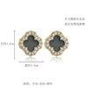 Simple Style Flower Rhinestone No Inlaid Earrings Ear Studs