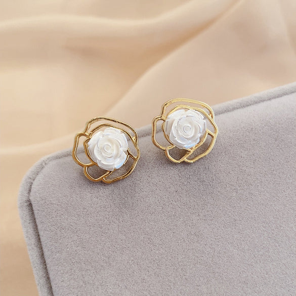 Fashion Bow Knot Alloy Plating Inlay Artificial Gemstones Pearl Women's Drop Earrings 1 Pair