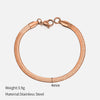 Fashion Geometric Stainless Steel Plating Bracelets