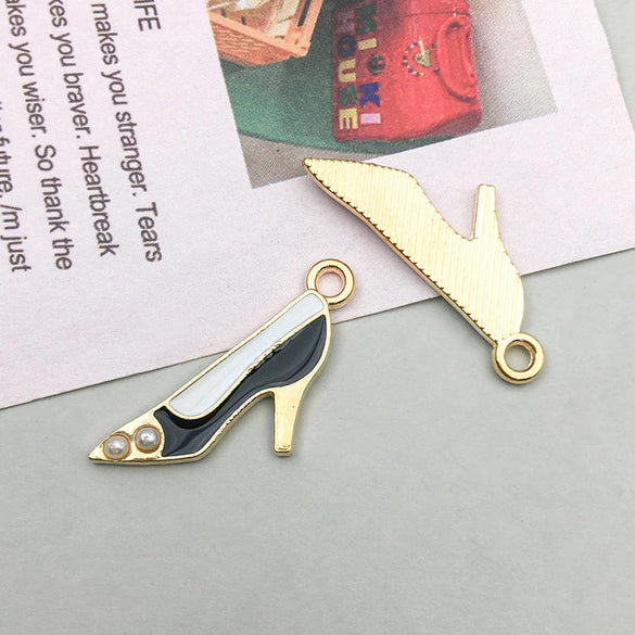 16 Models Per Model 1, 16/Bag 15*16mm 17*19mm 23*18mm Zinc Alloy Lipstick Lips High Heel Pendant