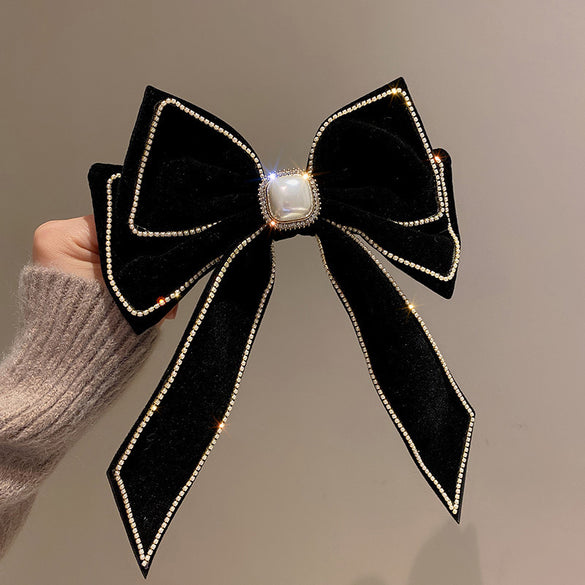 Women'S Sweet Bow Knot Cloth Hair Clip