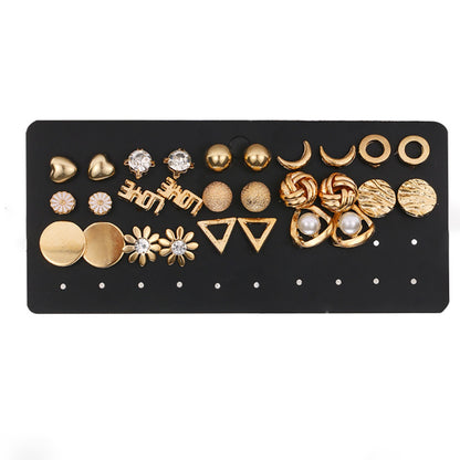 Simple Style Geometric Alloy Plating Women's Earrings