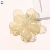 Women'S Fashion Flower Plastic Handmade Hair Claws