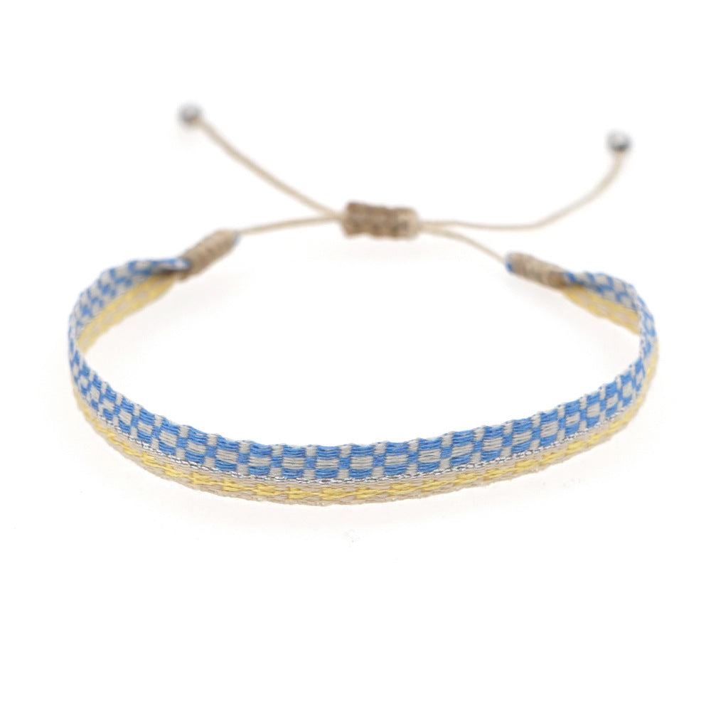 Ethnic Style Color Block Rope Braid Women's Bracelets