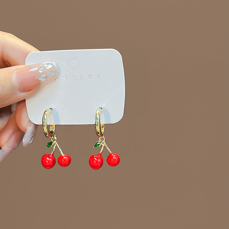 1 Pair Fashion Fruit Alloy Plating Women's Dangling Earrings