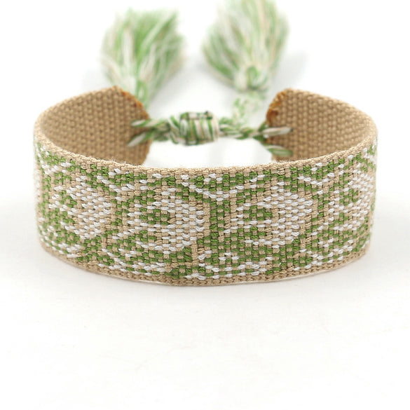1 Piece Ethnic Style Polyester Handmade Unisex Bracelets