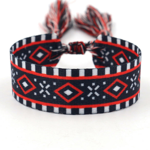 1 Piece Ethnic Style Polyester Handmade Unisex Bracelets