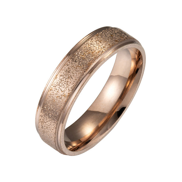 Simple Style Solid Color Stainless Steel Metal Rings