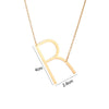 Simple Style Letter Stainless Steel Titanium Steel Plating Necklace