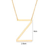 Simple Style Letter Stainless Steel Titanium Steel Plating Necklace