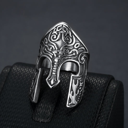 1 Piece Fashion Geometric Titanium Steel Plating Men's Rings