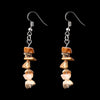 1 Pair Retro Color Block Alloy Natural Stone Plating Women's Drop Earrings