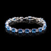 1 Piece Fashion Water Droplets Copper Inlay Zircon Bracelets
