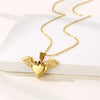 Shiny Rabbit Angel Snake Stainless Steel Titanium Steel Plating Inlay Zircon 18k Gold Plated Gold Plated Pendant Necklace