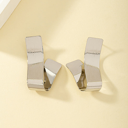 Wholesale Jewelry 1 Pair Korean Style Geometric Alloy Ear Studs