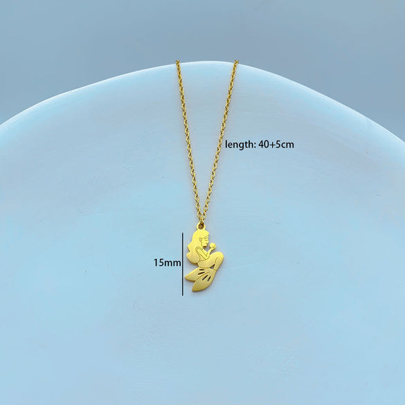Wholesale Casual Animal Titanium Steel Pendant Necklace