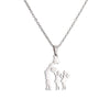 Mama Human Stainless Steel Plating Pendant Necklace