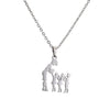 Mama Human Stainless Steel Plating Pendant Necklace