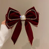 Women'S Sweet Bow Knot Cloth Hair Clip