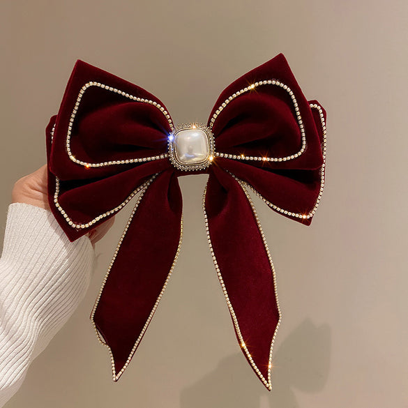 Women'S Sweet Bow Knot Cloth Hair Clip
