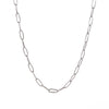 Simple Style Solid Color Stainless Steel Plating Chain Necklace