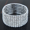 Luxurious Geometric Metal Inlay Rhinestones Women's Bracelets