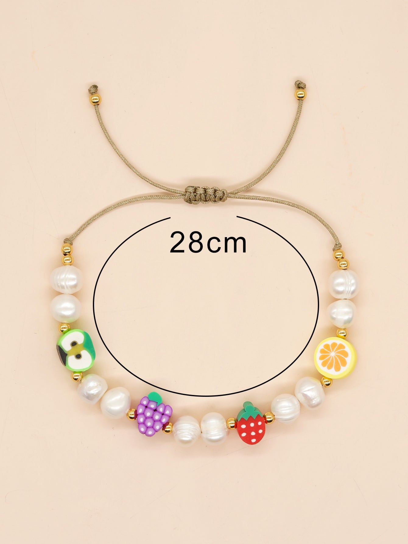 Simple Style Pentagram Fruit Shell Imitation Pearl Beaded Women's Bracelets
