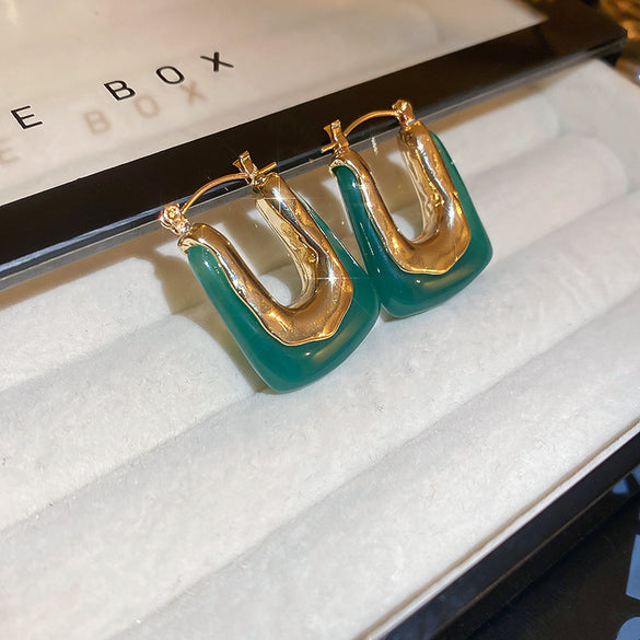 1 Pair Baroque Style Heart Shape Flower Tassel Inlay Alloy Artificial Pearls Rhinestones Drop Earrings