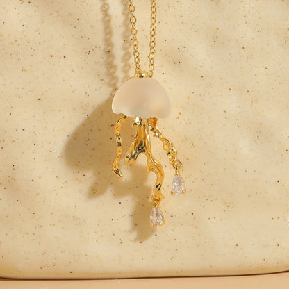 Classic Style Heart Shape Copper 14k Gold Plated Zircon Pendant Necklace In Bulk