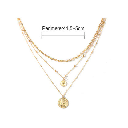 Casual Lady Star Moon Butterfly Alloy Metal Brass Plating Inlay Rhinestones Pearl Zircon 18k Gold Plated Gold Plated Silver Plated Layered Necklaces Long Necklace Necklace