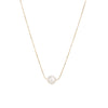 Elegant Butterfly Titanium Steel Plating Inlay Artificial Pearls Shell 18k Gold Plated Layered Necklaces