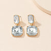 Fashion Letter Plating Alloy No Inlaid Earrings